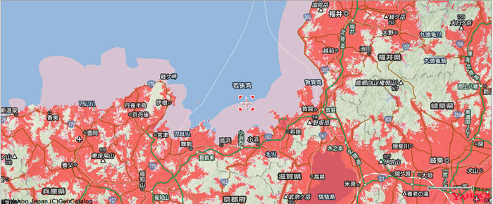 ソフトバンクエアーのエリア