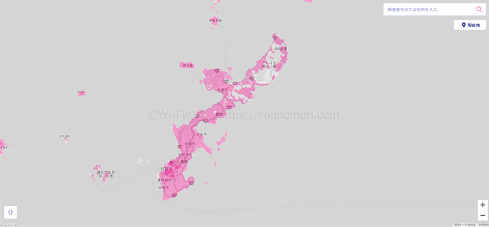 沖縄県のエリアマップ