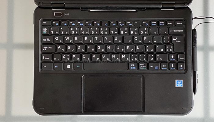 P116B2-V2のキーボード