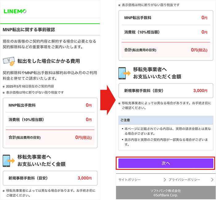 【LINEMOから】ワンストップ3